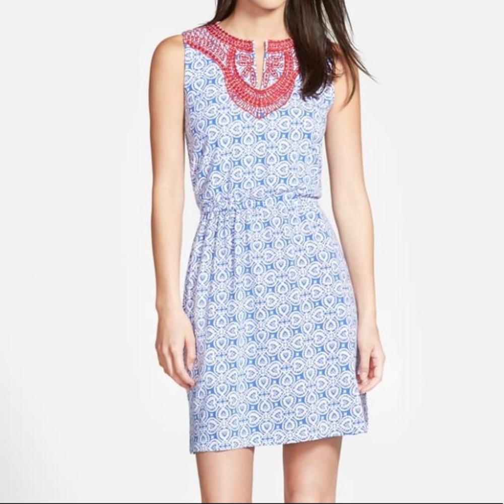Vineyard vines Tile Print Knit Dress